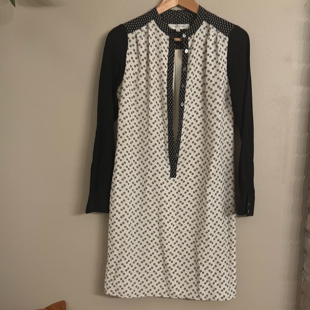 LK BENNETT Puno Mixed Print Mini Dress